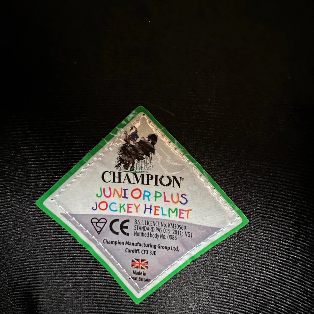 Champion Junior Plus Jockey Helmet/ Skull - Image 3