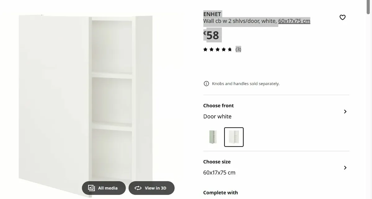 IKEA BATHROOM CABINET - Image 4