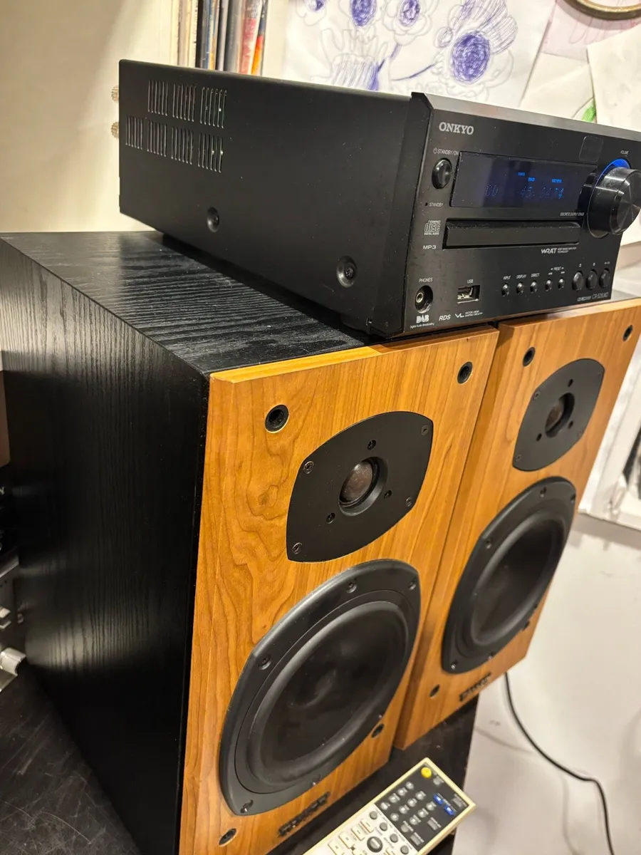 Onkyo CR-525UKD / Tannoy Mercury M2’s (cherry) - Image 3