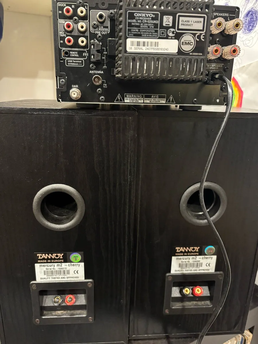Onkyo CR-525UKD / Tannoy Mercury M2’s (cherry) - Image 4