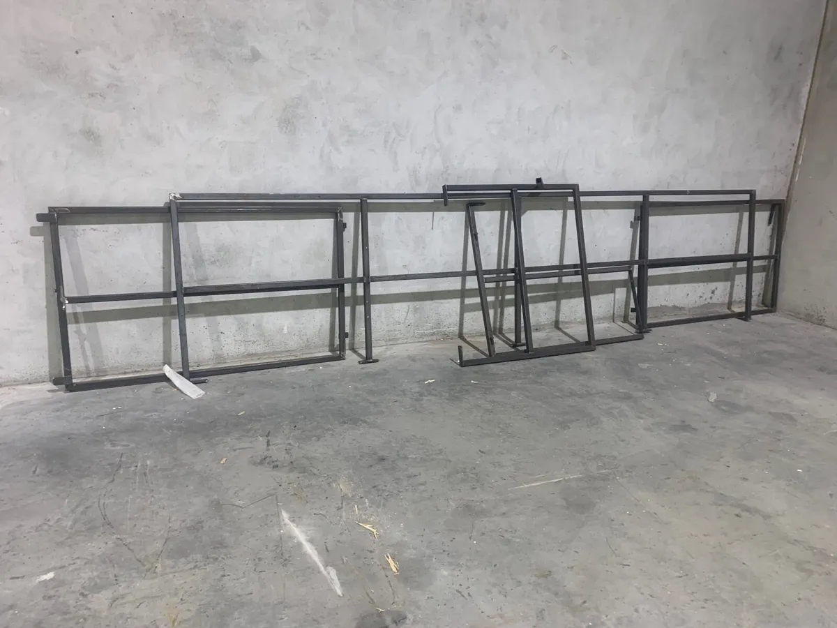 Steel stairs and metal edge protection handrail - Image 3