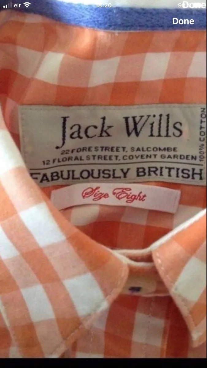 Ladies jack wills shirt size 8 €5 - Image 3