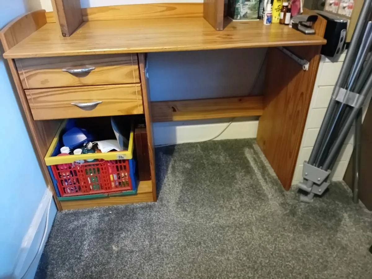 Free Free Free  pine desk - Image 1