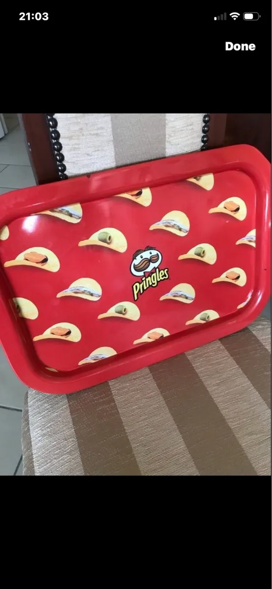 Rare Pringles Metal Tray - Image 1