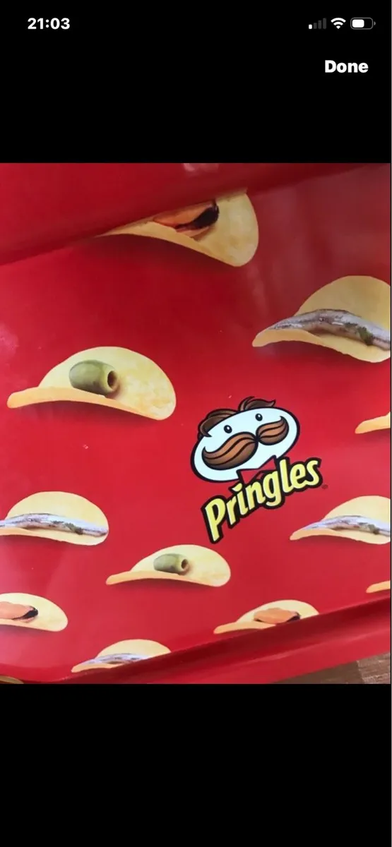 Rare Pringles Metal Tray - Image 2
