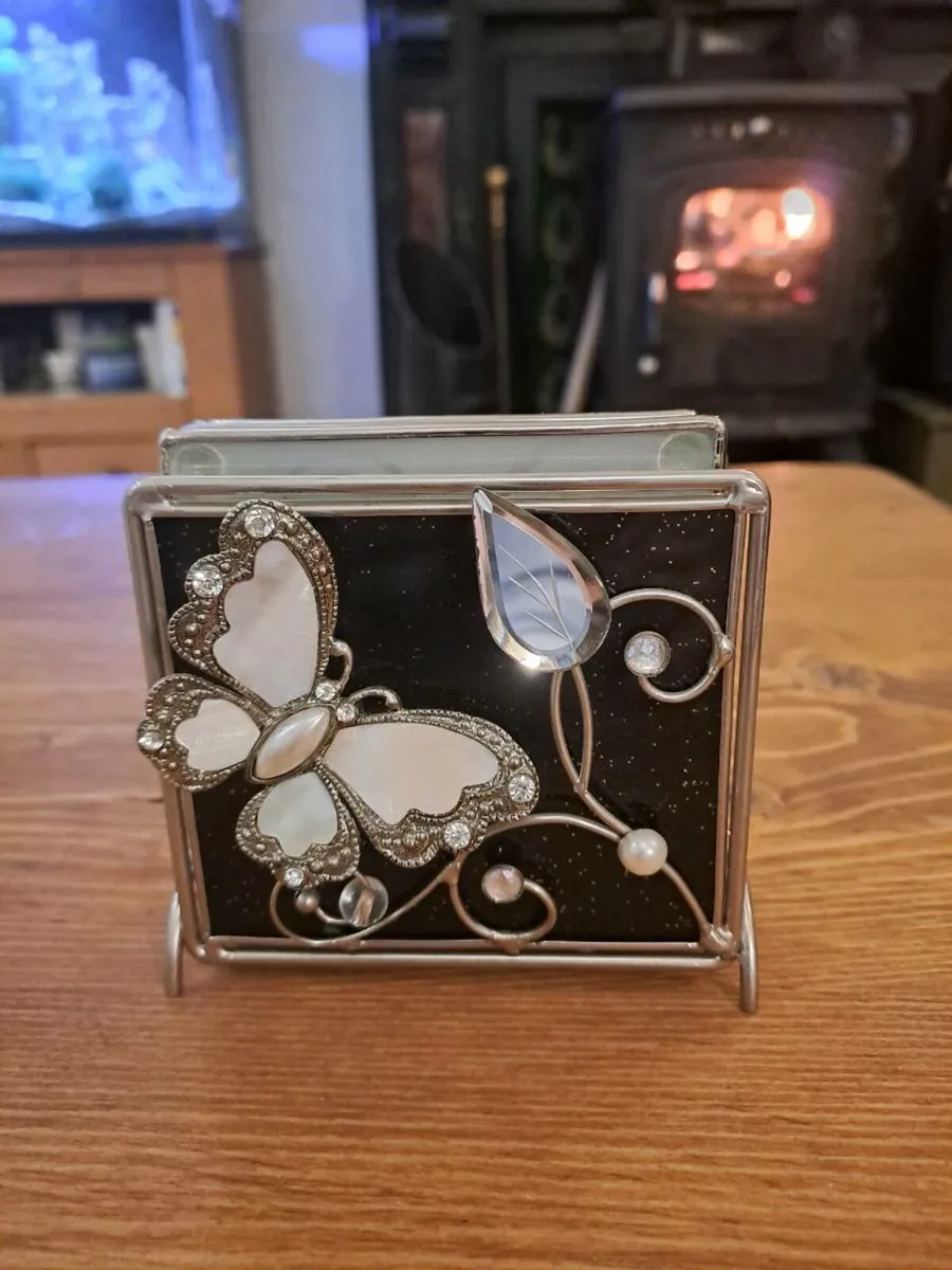 Shudehill Giftware Butterfly Coaster Set - Image 1