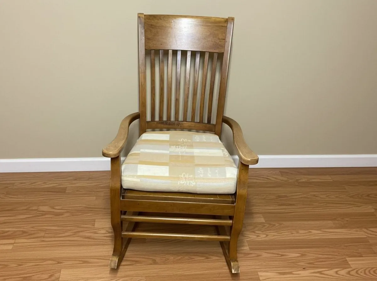 Wooden Rocking Chair - Excellent Conditon - Image 3