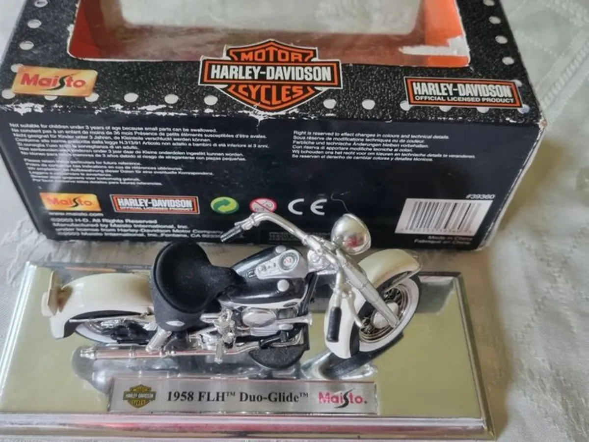 Harley Davidson 1958 FLH Maisto model - Image 3