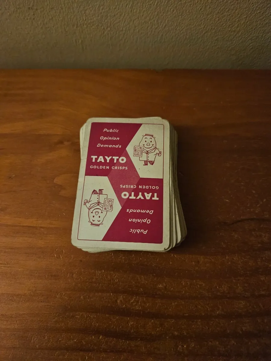 Vintage Retro Tayto Crisps Playing Cards - Image 2