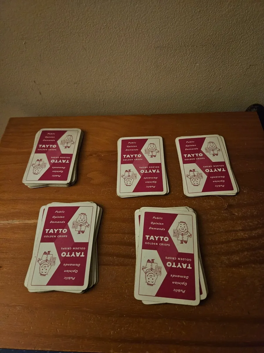Vintage Retro Tayto Crisps Playing Cards - Image 3