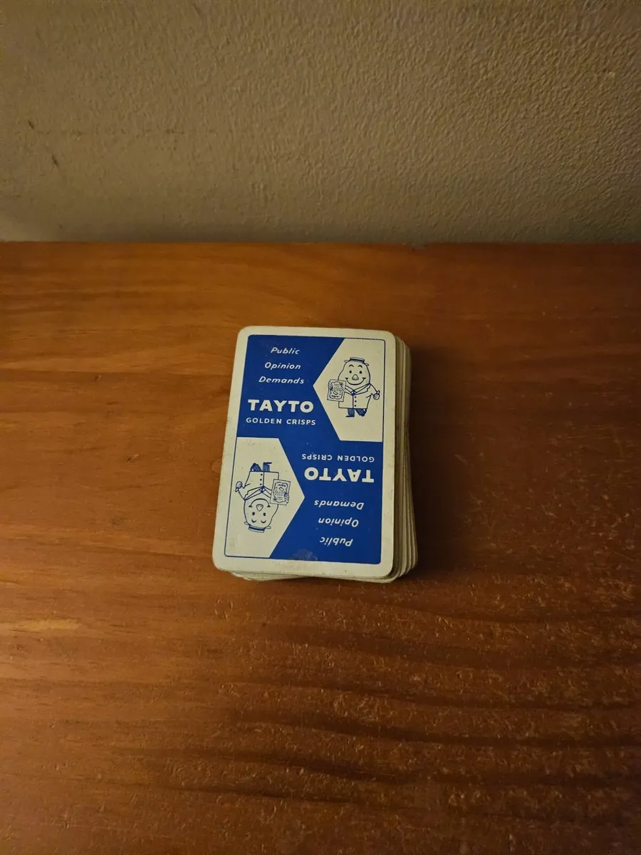 Vintage Retro Tayto Crisps Playing Cards - Image 4