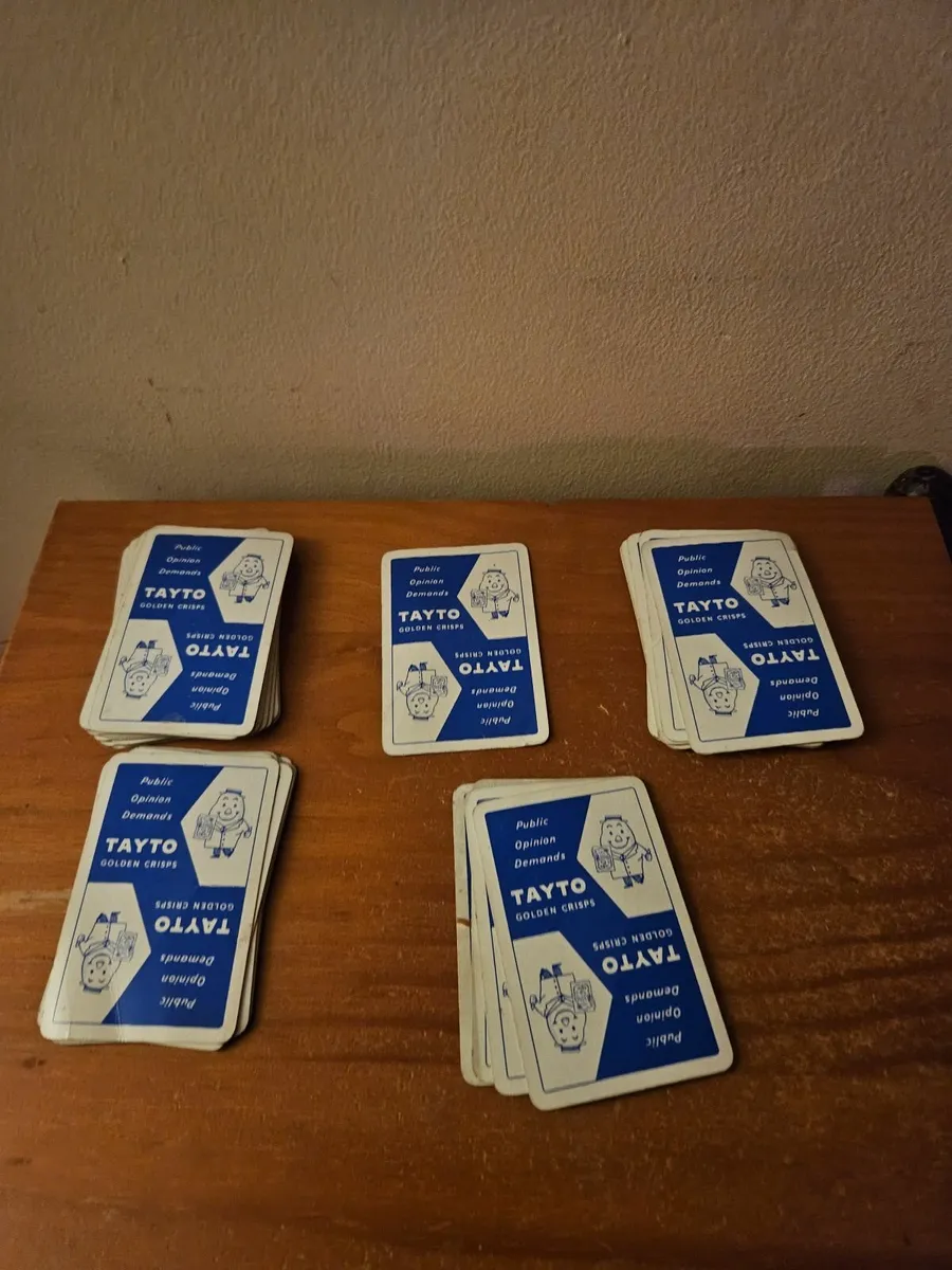 Vintage Retro Tayto Crisps Playing Cards - Image 3