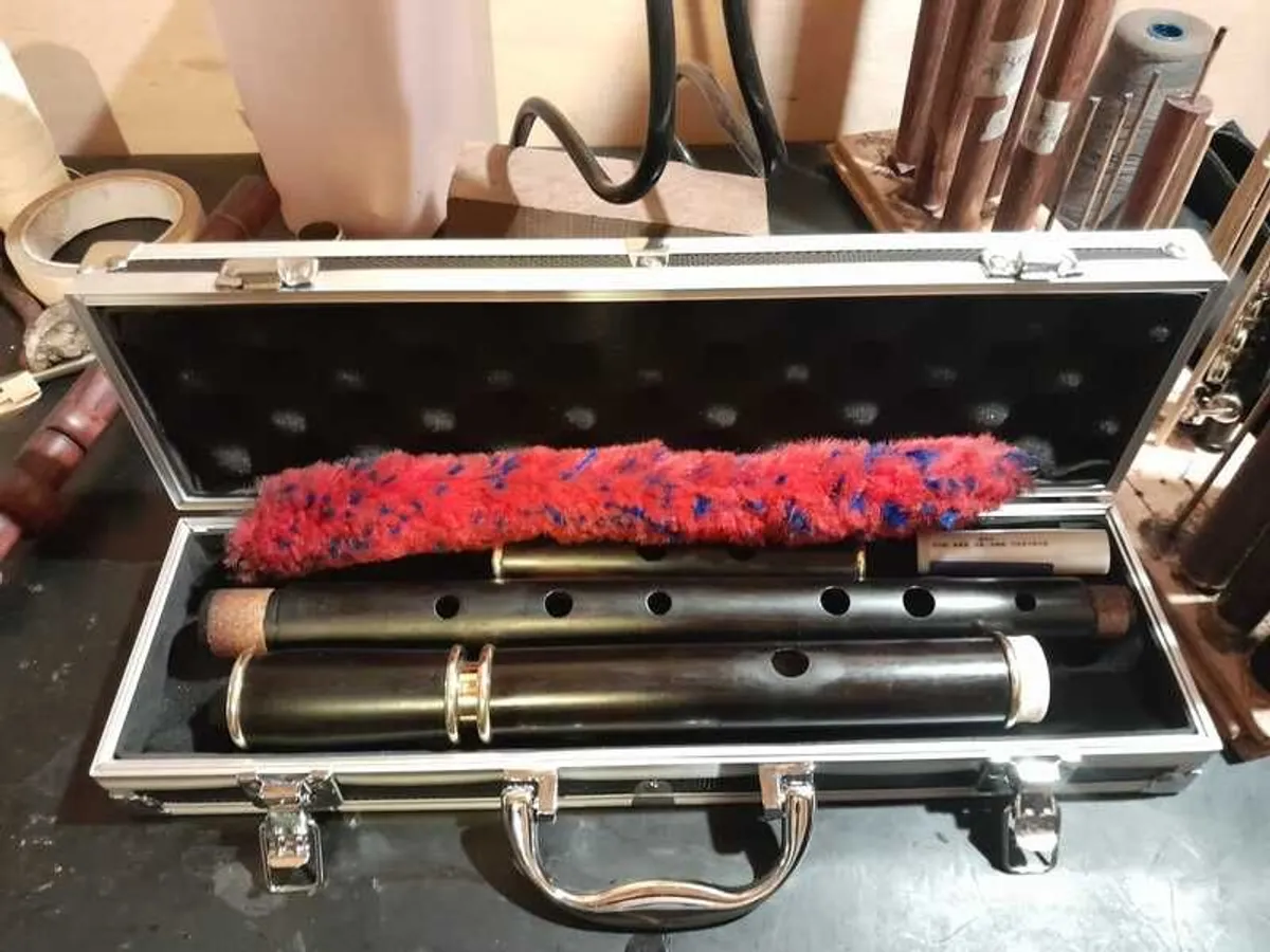 Blackwood wooden flute by Tommy Martin - Image 4