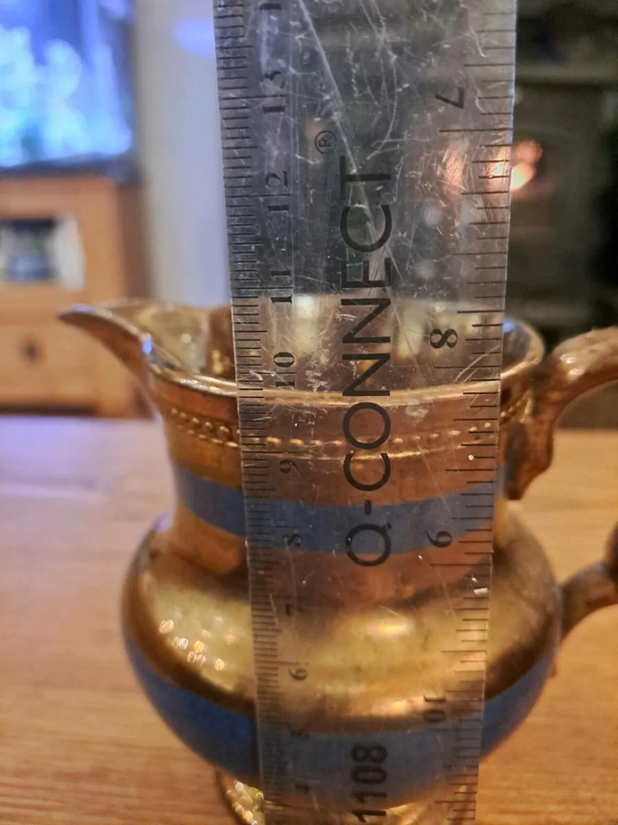 Vintage Lustre Jug & Bowl Set - Image 4