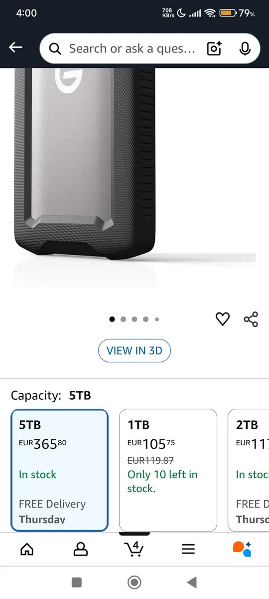 Sandisk Armor 5tb ext Hdd - Image 2