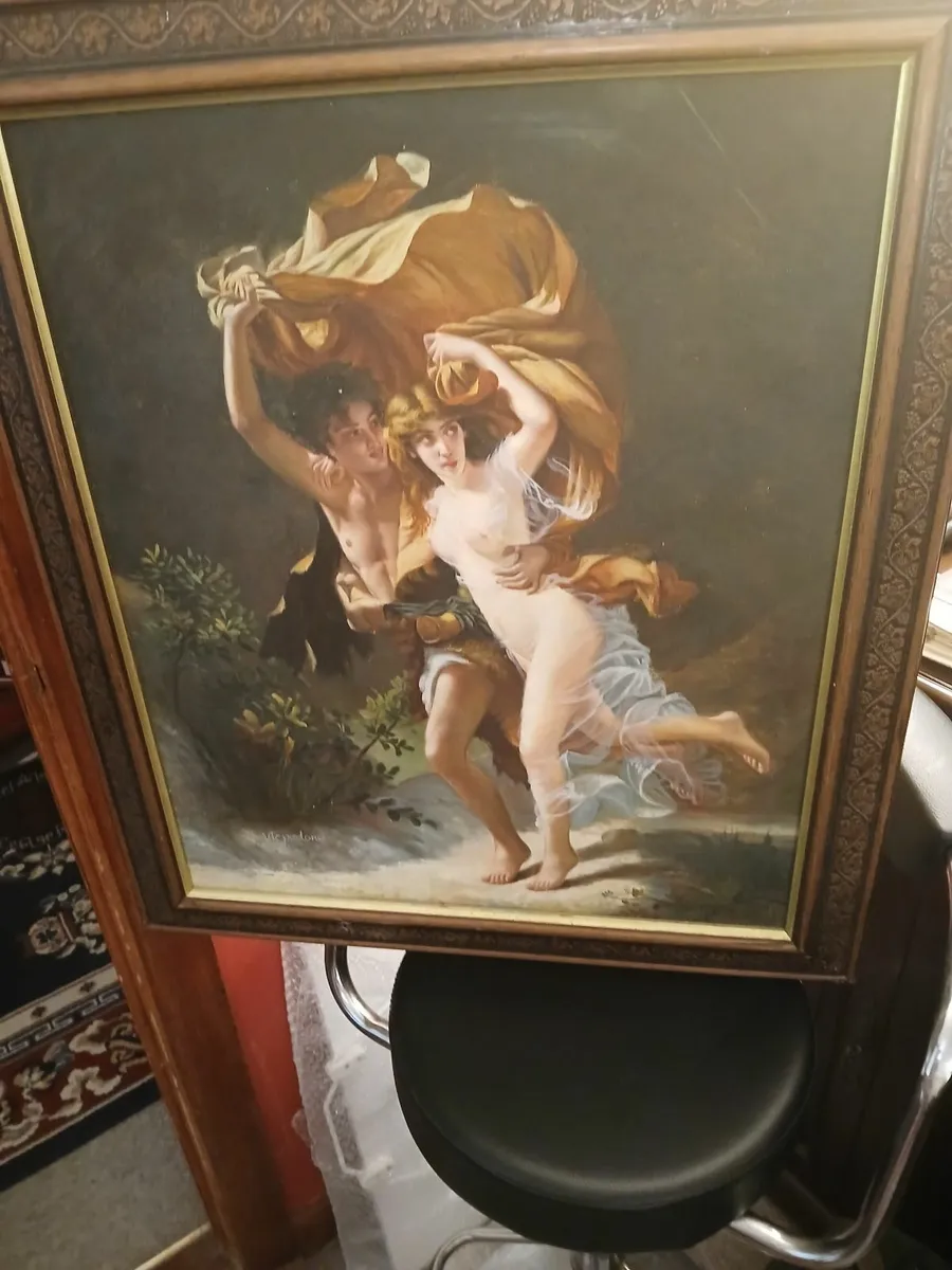 Original oil painting framed..delivered - Image 3