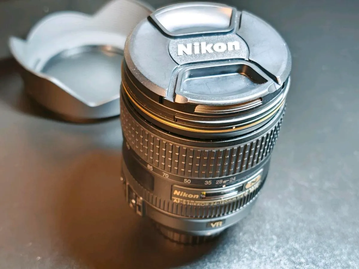 Nikon 24-120mm f/4G ED VR FX Clean Glass Hood Caps - Image 1