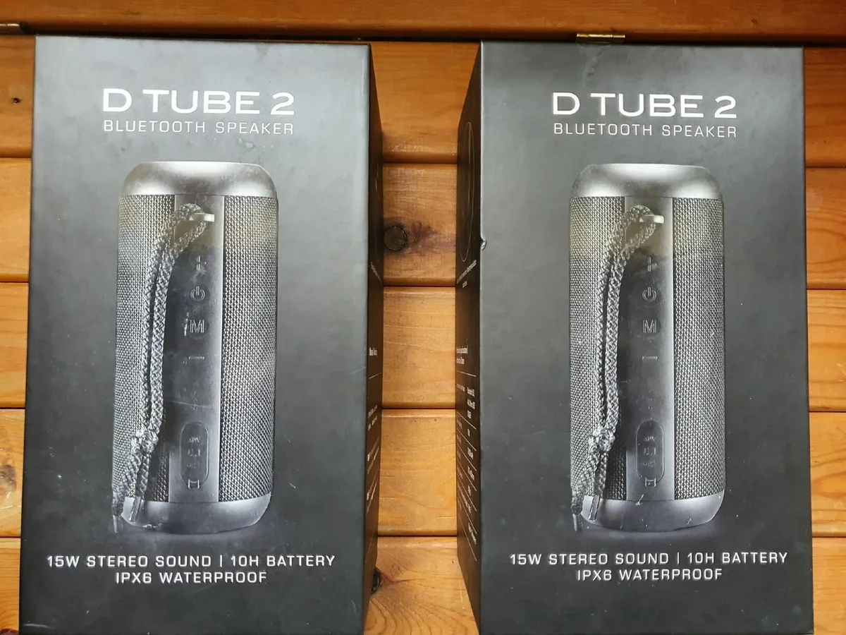 DOCKIN® D Tube 2 Waterproof Bluetooth Speaker - Image 1