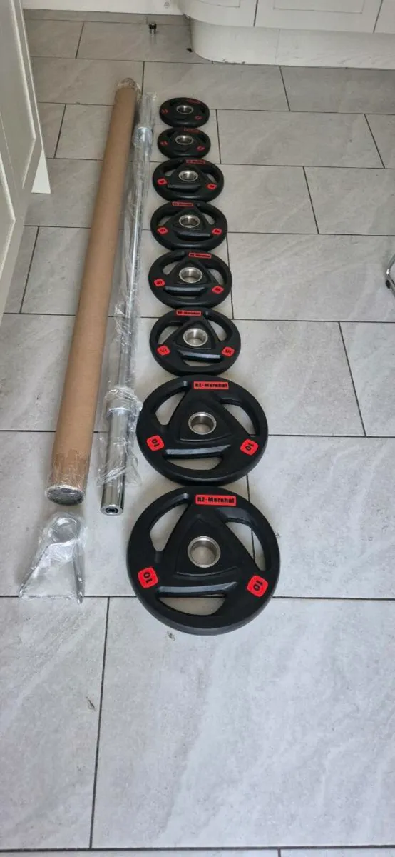 Brand new olymoic weight lifting set B - Image 1