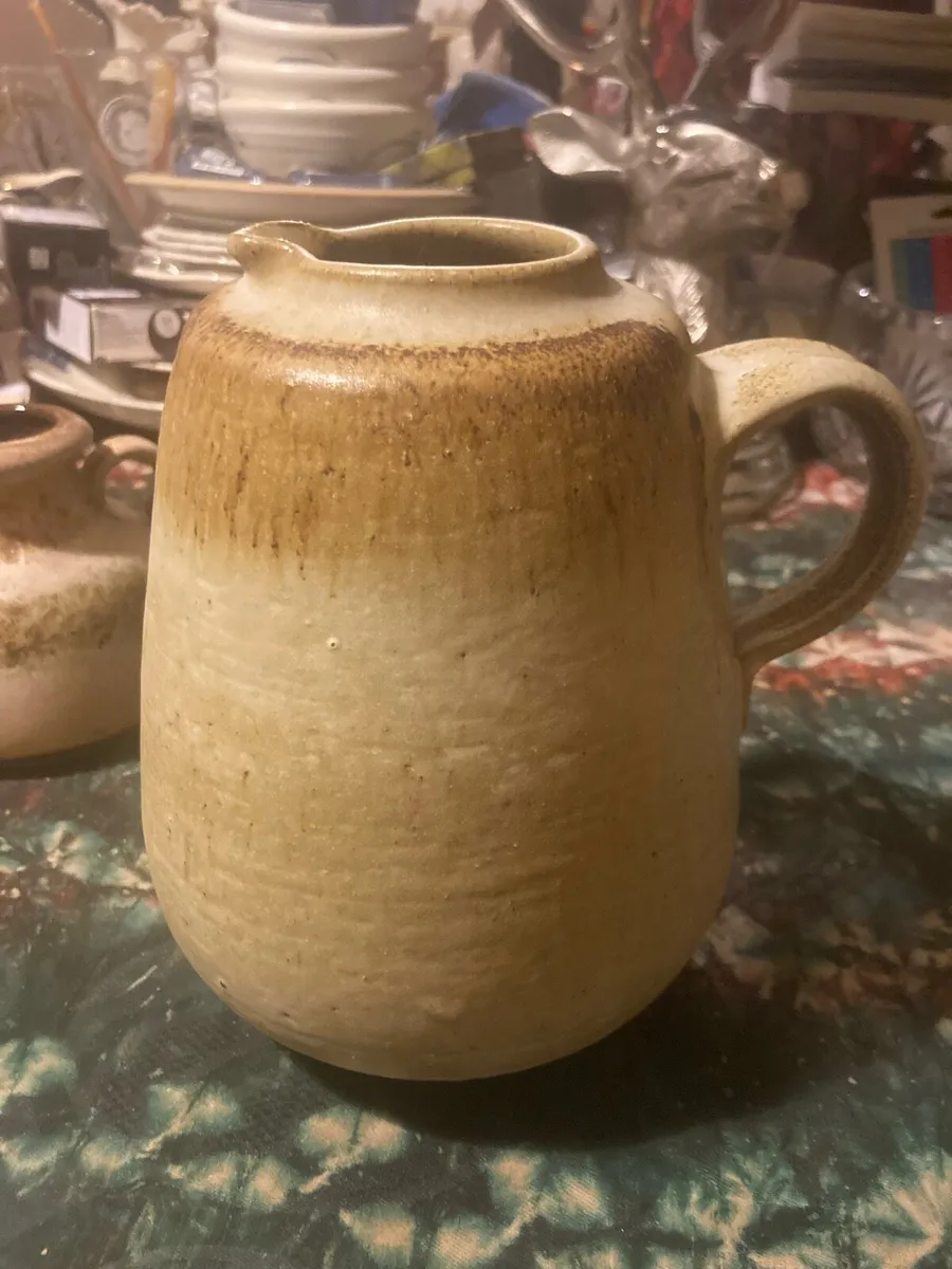 Rudi stahl pottery jug 1960s free postage - Image 1