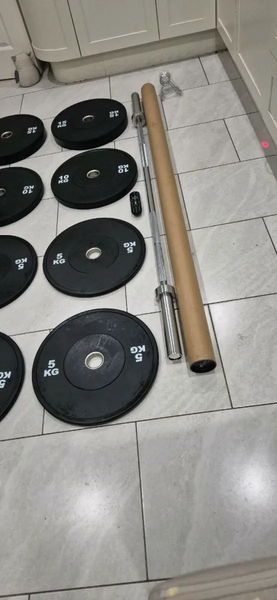 Brand new olympic bumper weight set C - Image 2