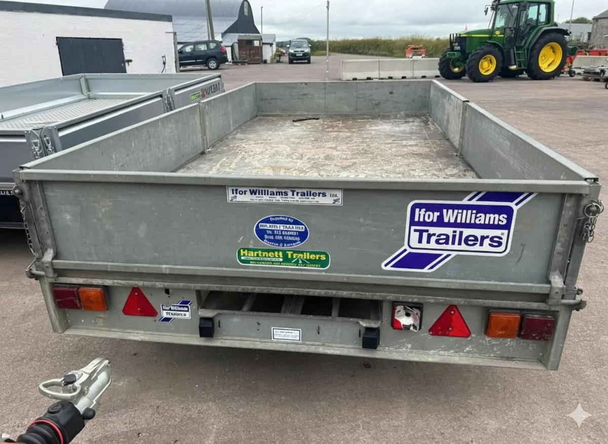 12x6 Twin Axle Ifor Williams Drop Sides Trailer - Image 2