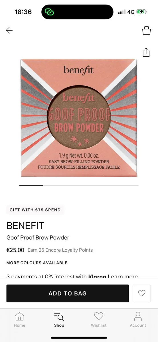 BENEFIT Goof Proof Brow Powder - Image 3