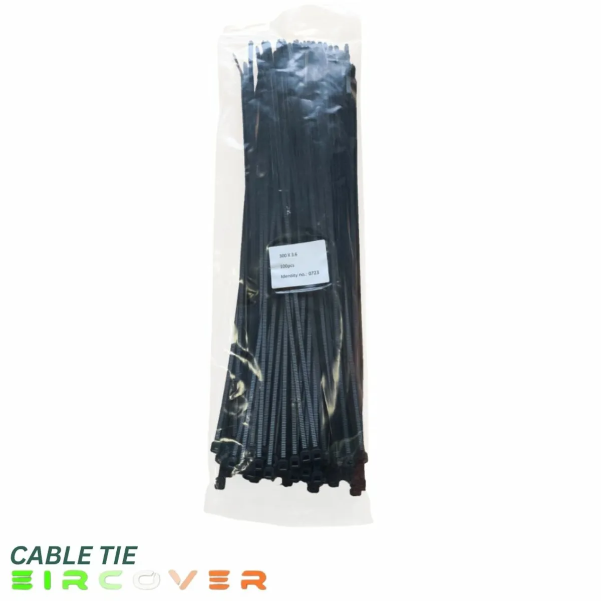 Black Cable Ties - 30cm/100pk - Image 2
