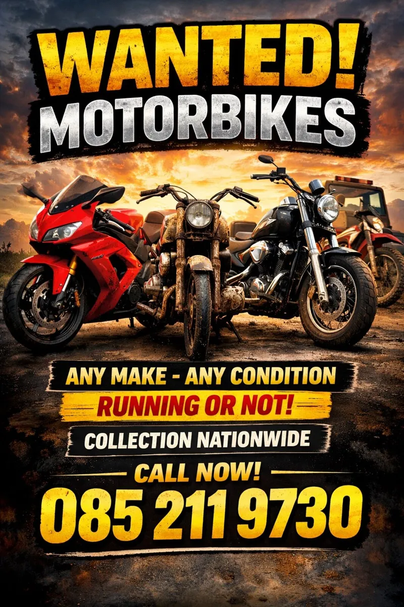 Motorbikes W&NTED any make any condition 🌟🌟 - Image 1