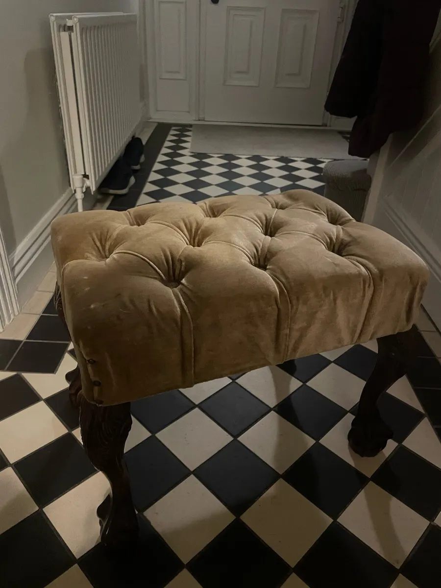 Vintage foot stool - Image 2