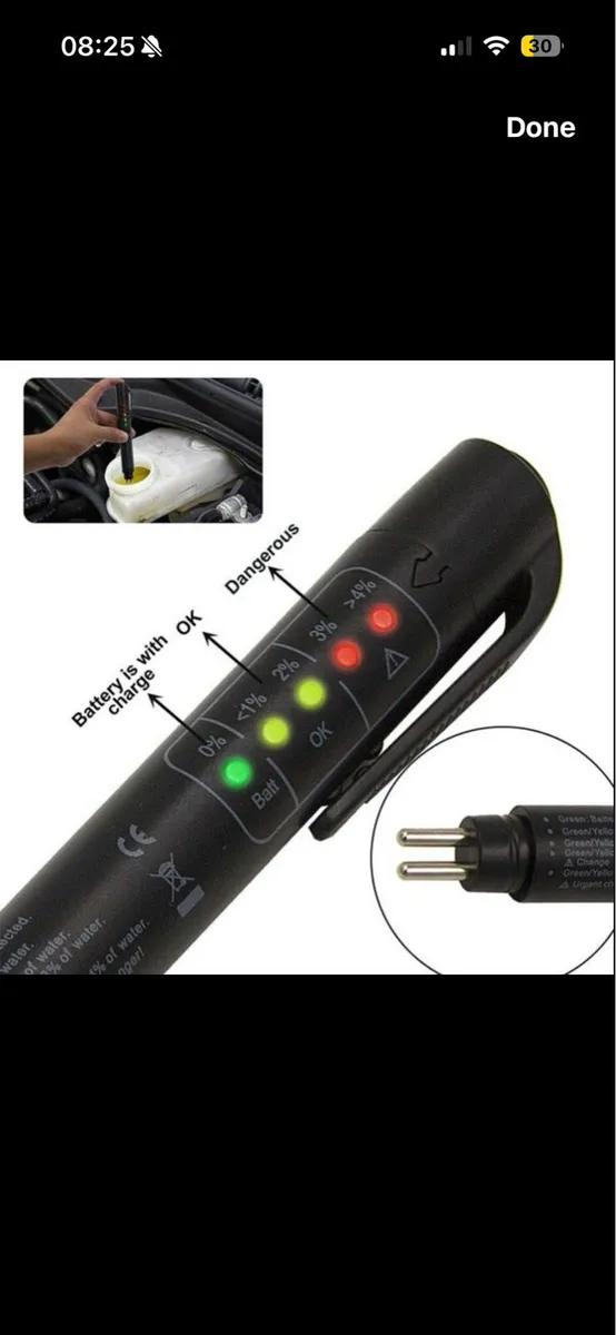 brake fluid tester. Tool obd . Scanner ect - Image 2