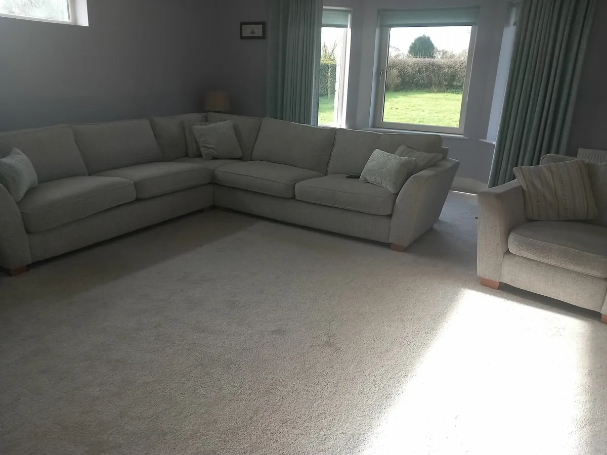 Large corner sofa with armchair - Image 2