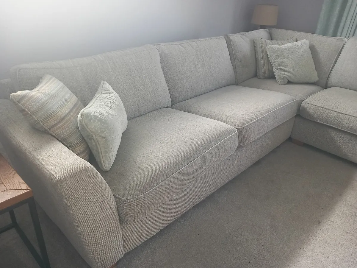 Large corner sofa with armchair - Image 3