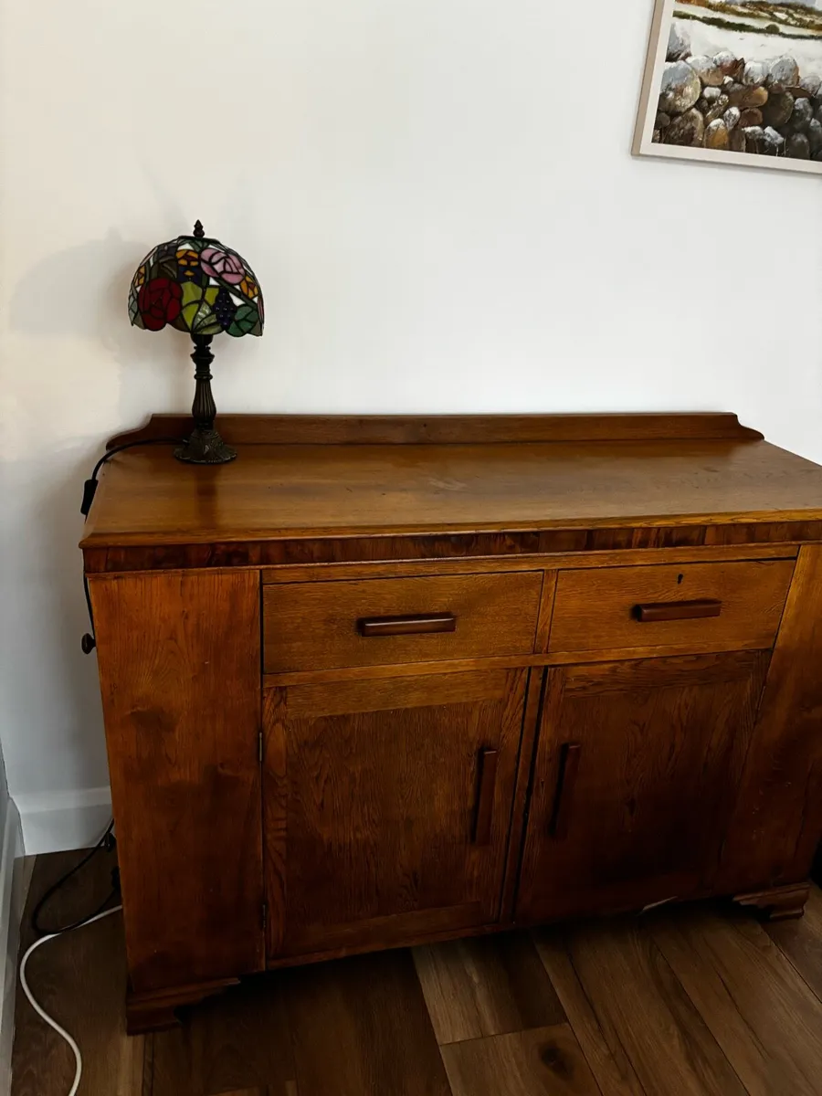 Handmade Solid Oak Drinks Cabinet - Image 2
