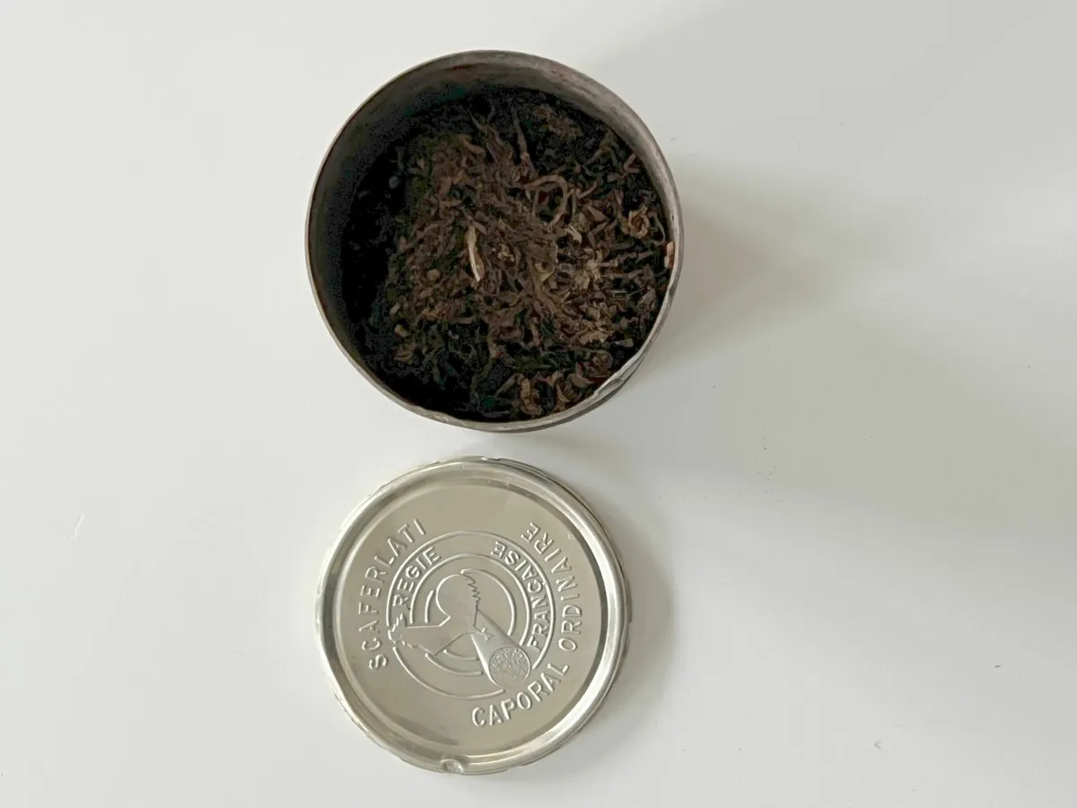 French Tobacco TIN Box Cigarettes ARMY Ration - Image 2