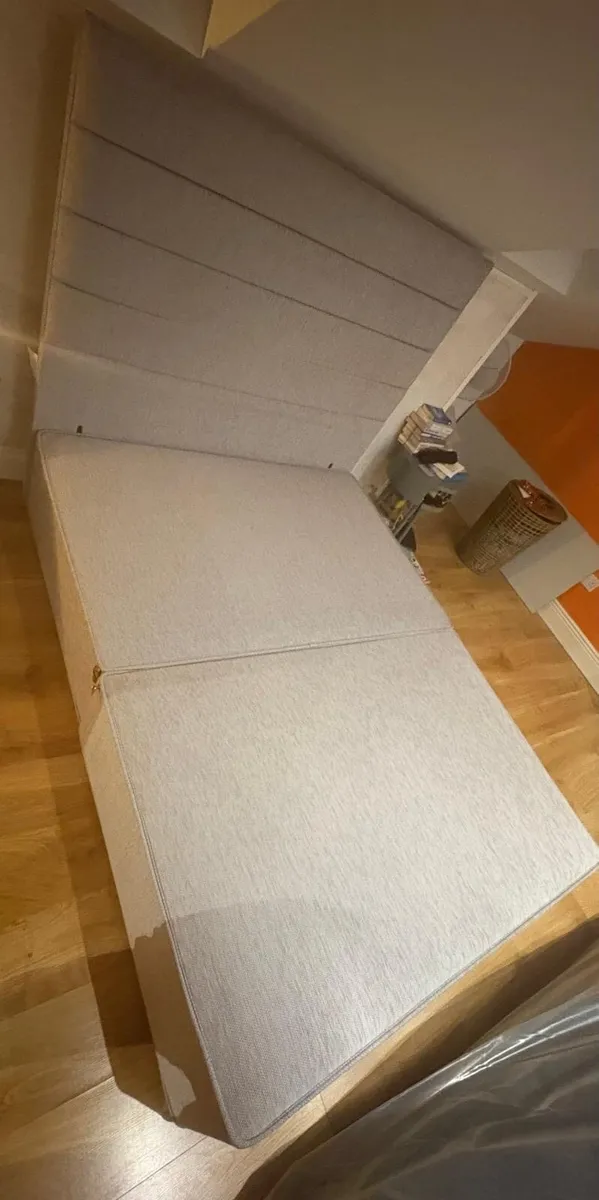 King Coil headboard and base