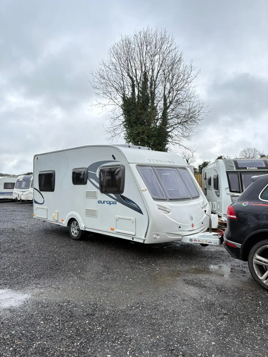 Sterling Europa 4 Berth Fixed Bed Caravan - Image 1