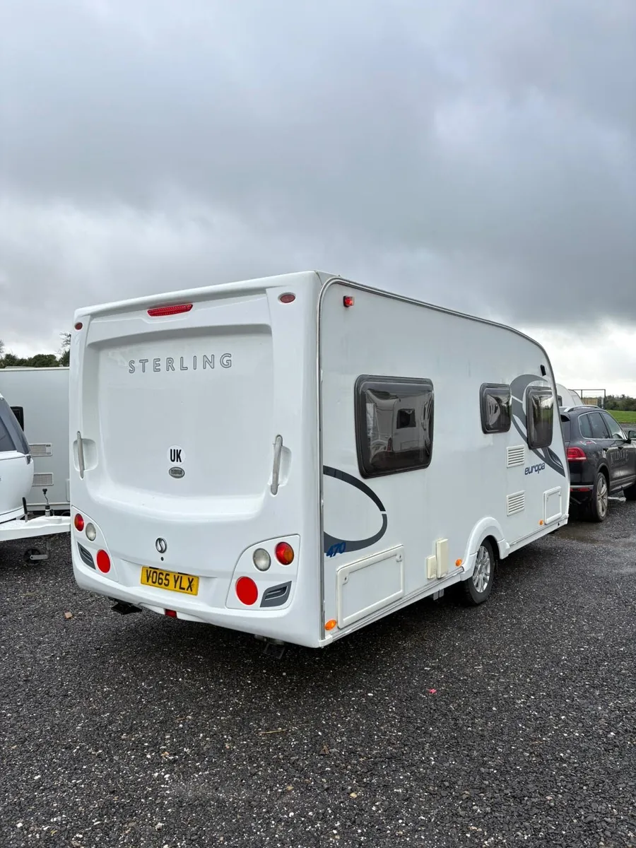 Sterling Europa 4 Berth Fixed Bed Caravan - Image 2