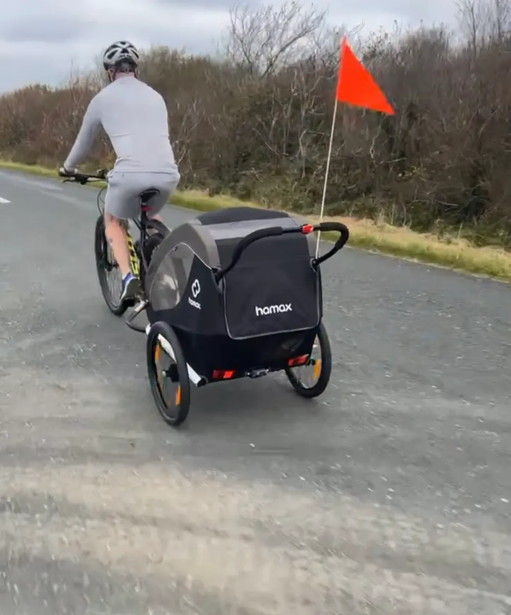 Hamax twin Bike trailer - Image 2