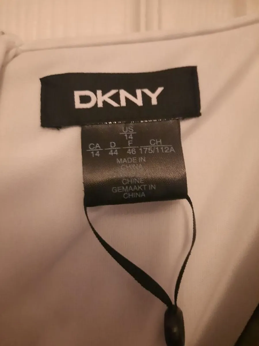 DKNY Black and White Dress - Image 4