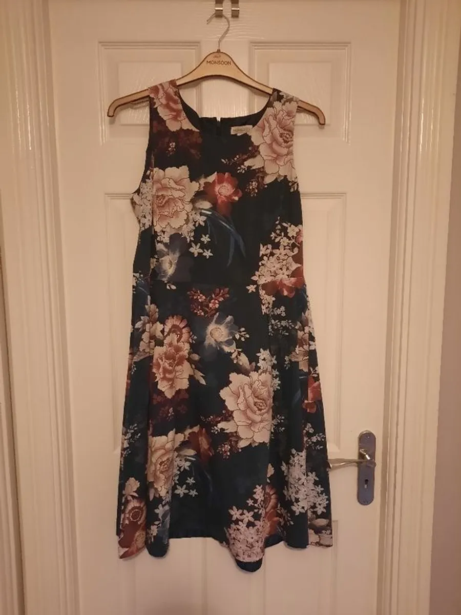 Monsoon Navy Dress - Image 1