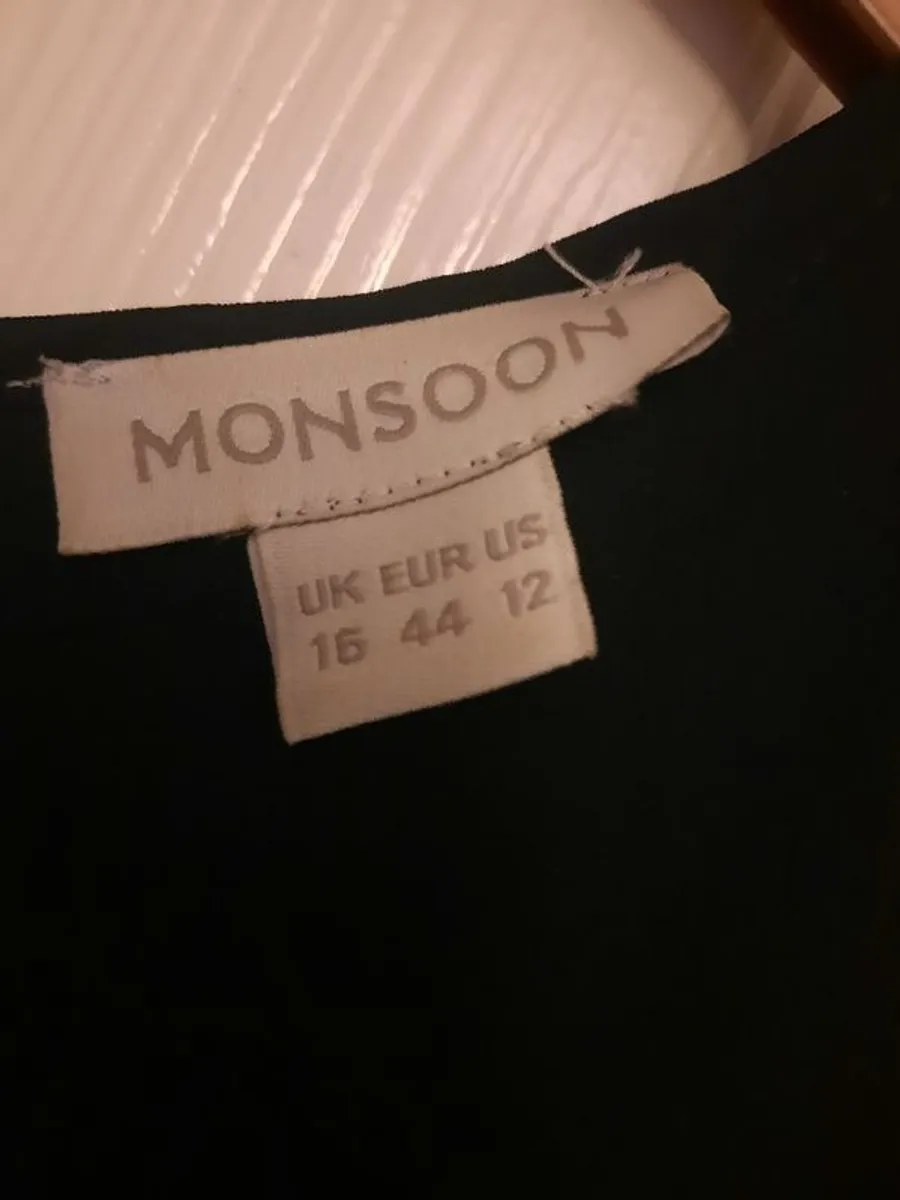 Monsoon Black Dress - Image 4