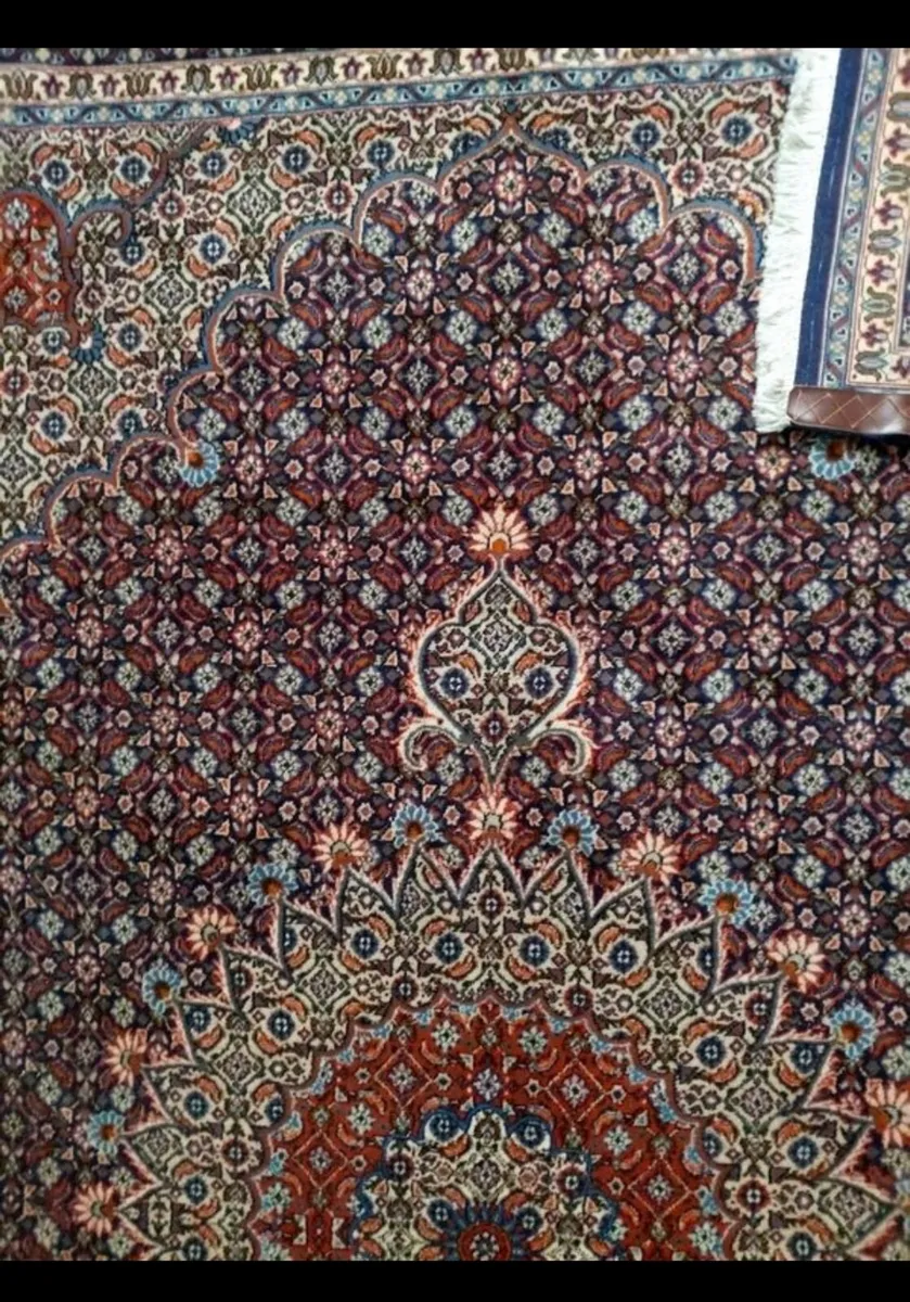 Large Perser Moud Hand Knotted Rug Carpet - Image 4