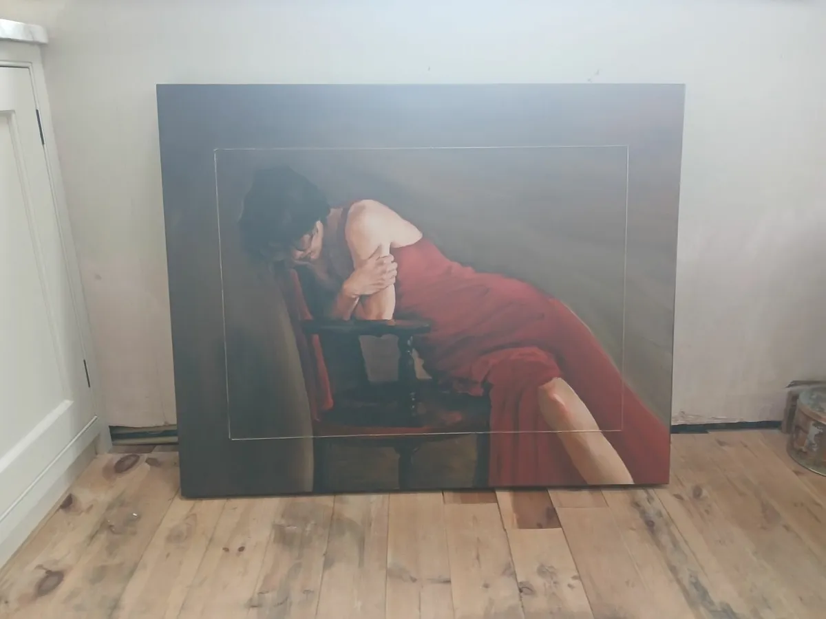 Pictures Canvas Lady in Red - Image 2