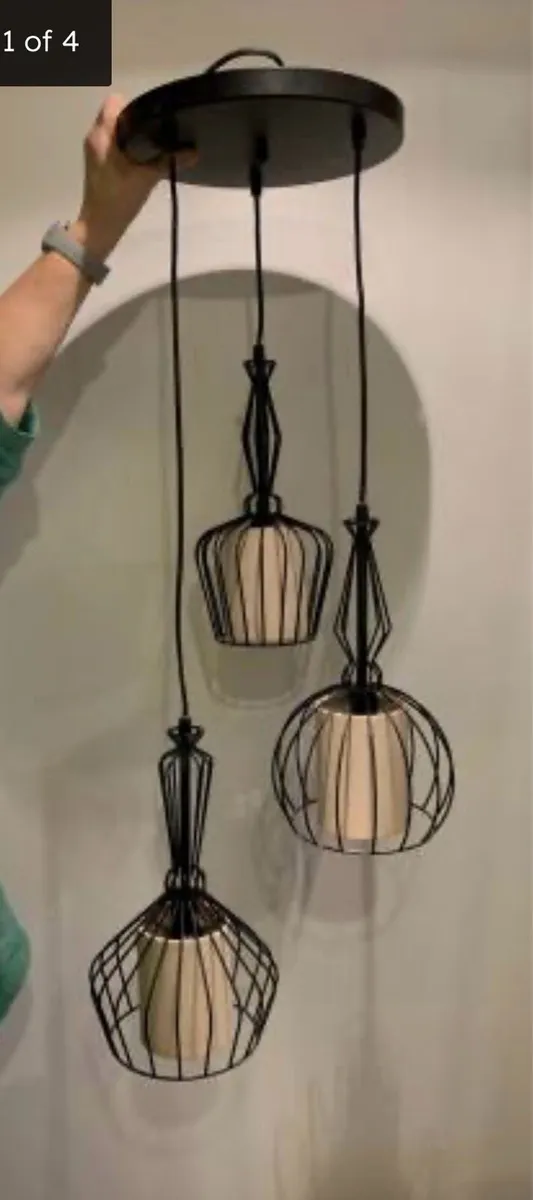 MADE ‘Emeline’ black matt light fixture - Image 2