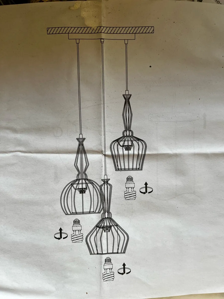 MADE ‘Emeline’ black matt light fixture - Image 4