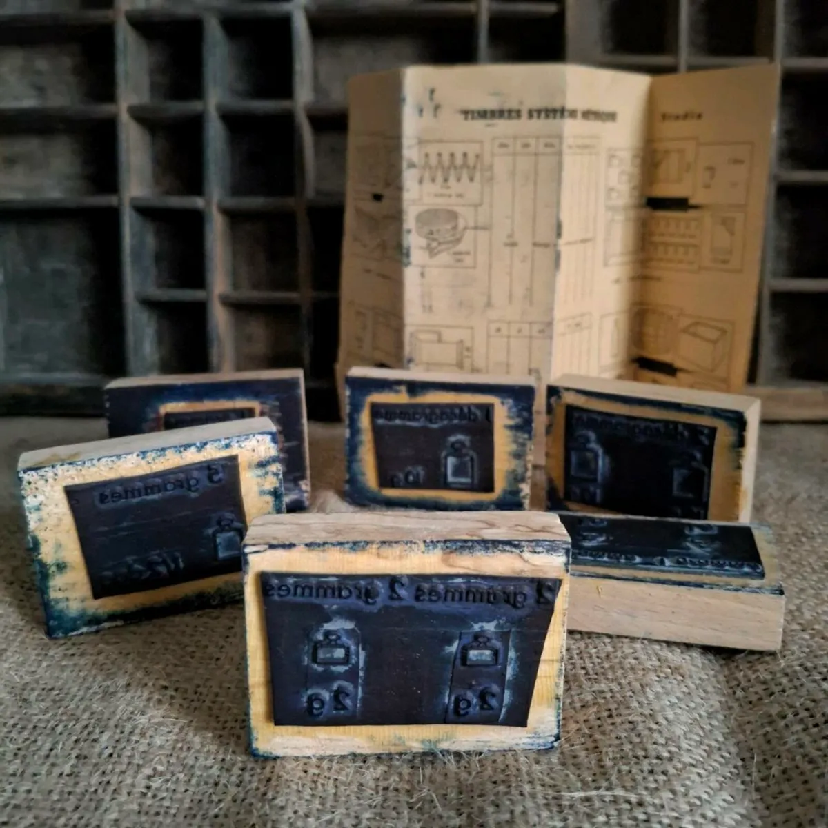 French Letterpress Stamps - Image 2