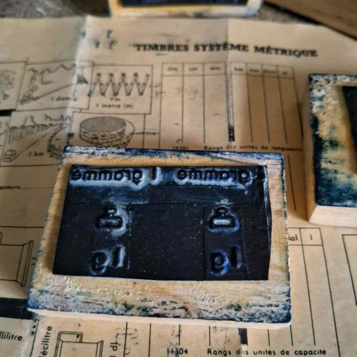 French Letterpress Stamps - Image 4