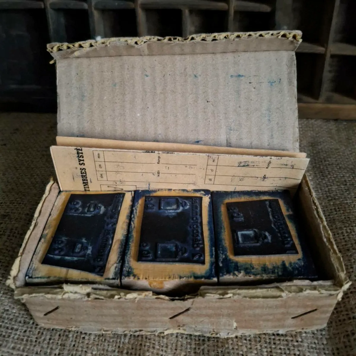 French Letterpress Stamps - Image 1