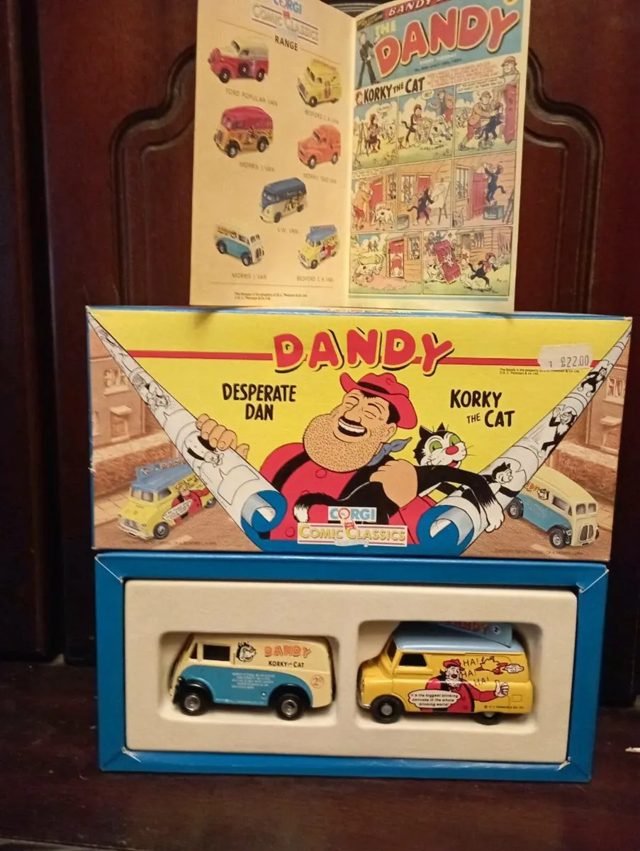 DESPERATE DAN & KORKY THE CAT DIE-CAST MODLES - Image 1